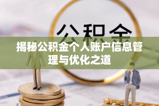 河北揭秘公积金个人账户信息管理与优化之道