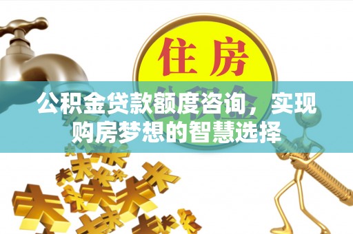 河北公积金贷款额度咨询，实现购房梦想的智慧选择