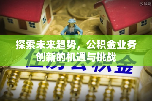 河北探索未来趋势，公积金业务创新的机遇与挑战