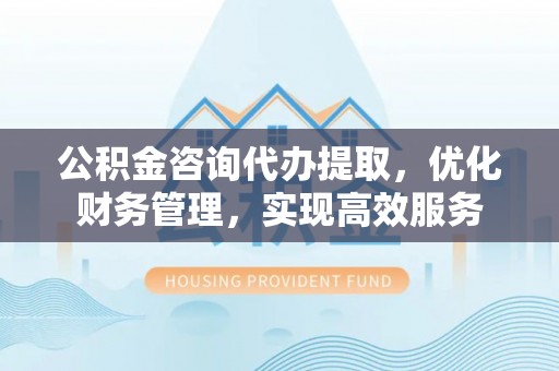 河北公积金咨询代办提取，优化财务管理，实现高效服务