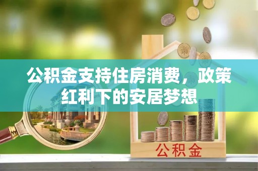 河北公积金支持住房消费，政策红利下的安居梦想