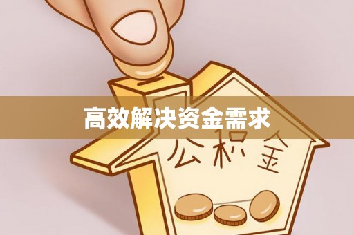 河北高效解决资金需求